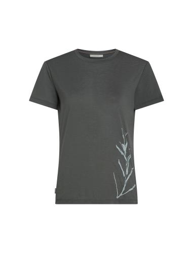 Preview: Icebreaker Women Merino Blend Core SS Tee Panax - obsidian