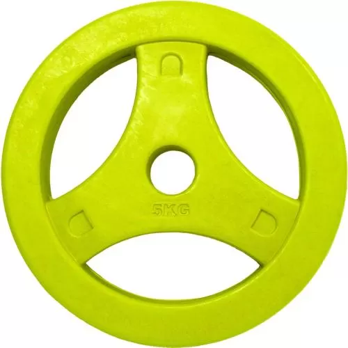 Tunturi Aerobic Disc Gewichtsscheiben - 5 kg Einzeln, gelb