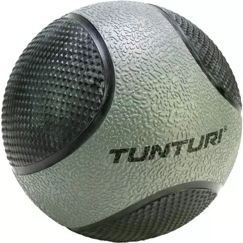 Tunturi PVC Medizin Ball - 5 kg, schwarz mit grau