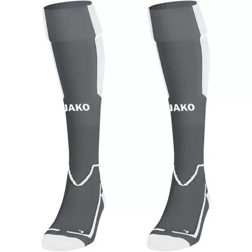 Jako Socks Lazio - stone grey/white