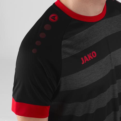 Jako Jersey Celtic Melange S/S - black/sport red