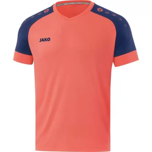 Jako Jersey Champ 2.0 S/S - coral/navy