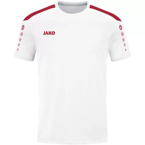 Jako Jersey Power S/S - white/red