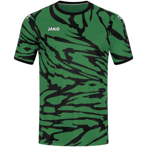 Preview: Jako Jersey Animal S/S - sportgrün/black