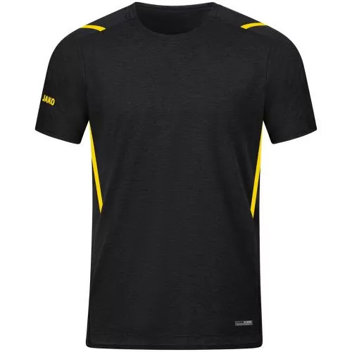 Jako T-Shirt Challenge - black melange/citro