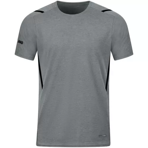 Jako T-Shirt Challenge - stone grey melange/black