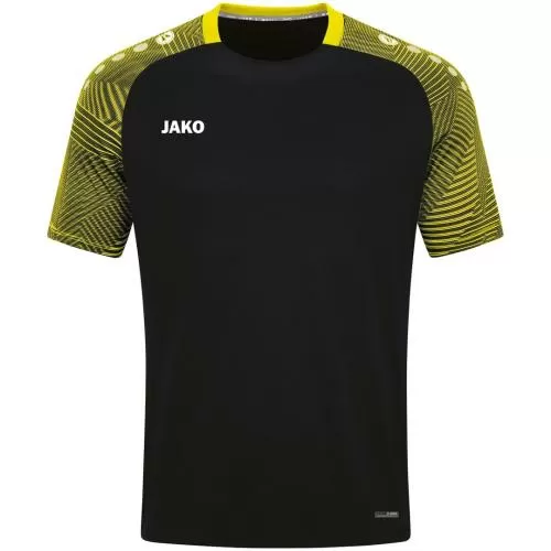 Jako Kinder T-Shirt Performance - schwarz/soft yellow