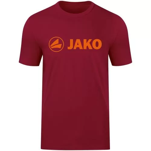 Jako T-Shirt Promo - wine red/neon orange