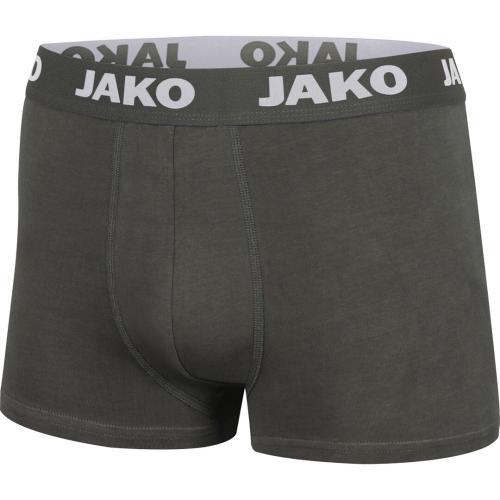 Jako Boxershort Basic 2er Pack - anthrazit