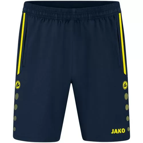Jako Children Shorts Allround - seablue/neon yellow