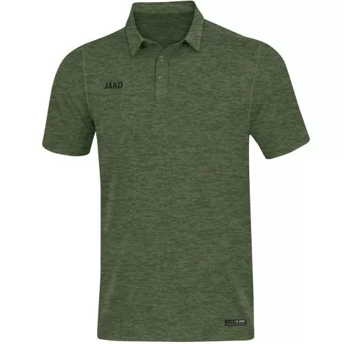 Jako Polo Premium Basics - khaki meliert