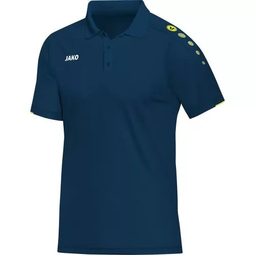 Jako Polo Classico - night blue/citro