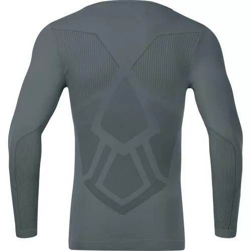 Jako Longsleeve Comfort 2.0 - steingrau