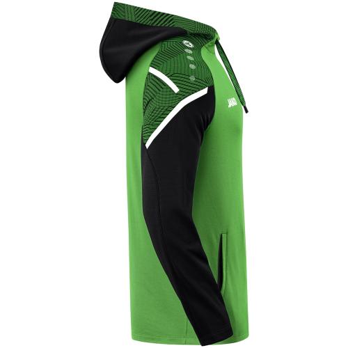 Preview: Jako Children Hooded Sweater Performance - soft green/black