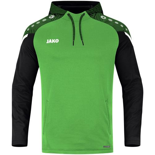 Preview: Jako Children Hooded Sweater Performance - soft green/black