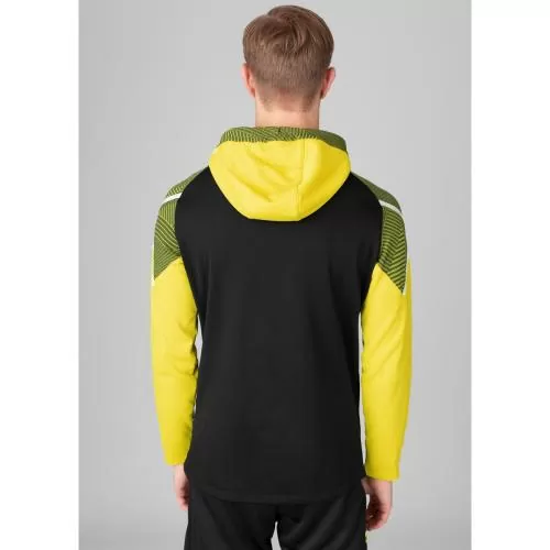 Jako Hooded Sweater Performance - black/soft yellow