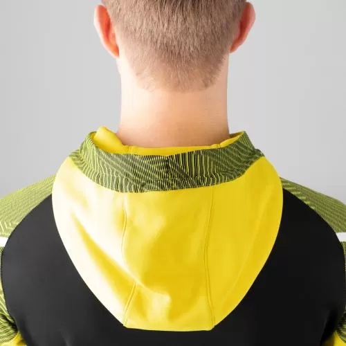 Jako Hooded Sweater Performance - black/soft yellow