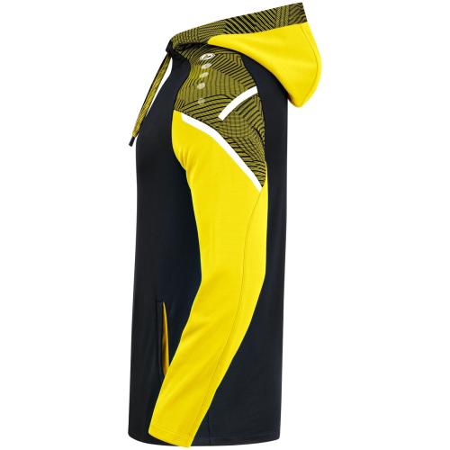 Preview: Jako Hooded Sweater Performance - black/soft yellow