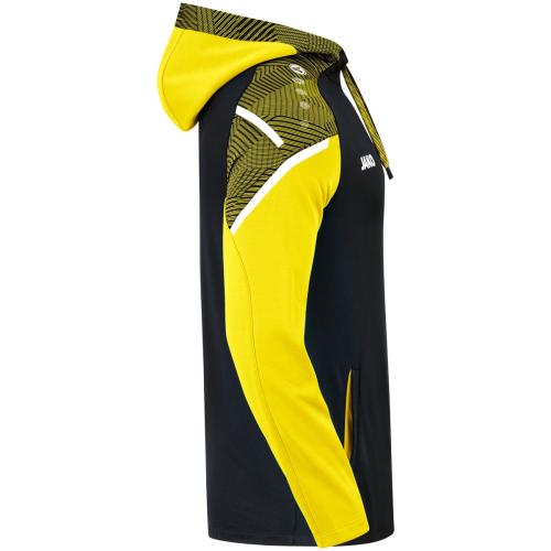 Preview: Jako Hooded Sweater Performance - black/soft yellow