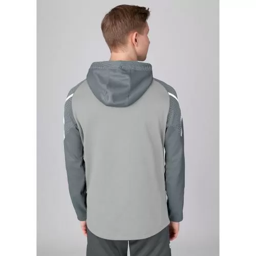Jako Hooded Sweater Performance - soft grey/stone grey