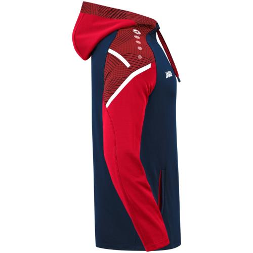 Preview: Jako Hooded Sweater Performance - seablue/red