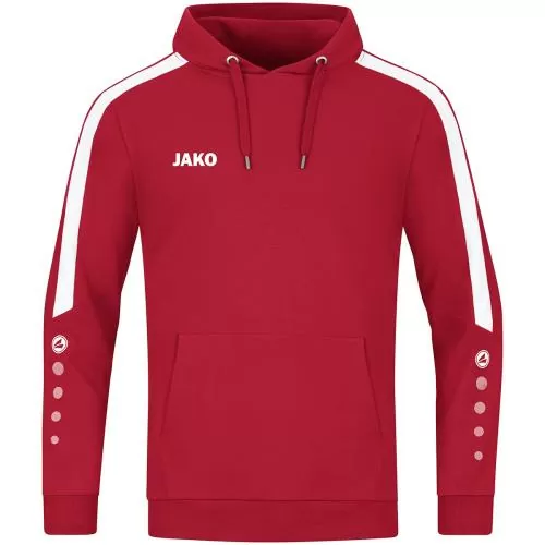 Jako Kapuzensweat Power - rot