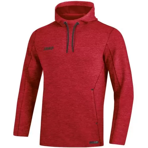 Jako Hooded Sweater Premium Basics - red melange