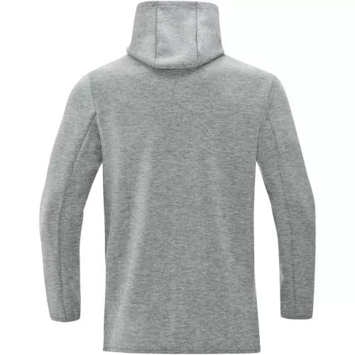 Jako Kapuzensweat Premium Basics - hellgrau meliert