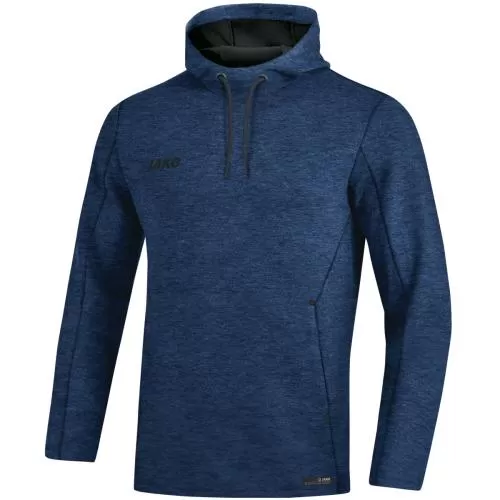 Jako Hooded Sweater Premium Basics - seablue melange