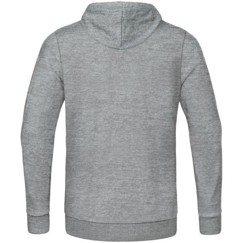 Preview: Jako Children Hooded Sweater Base - light grey melange