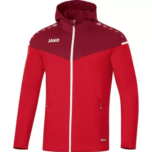 Jako Hooded Jacket Champ 2.0 - red/wine red