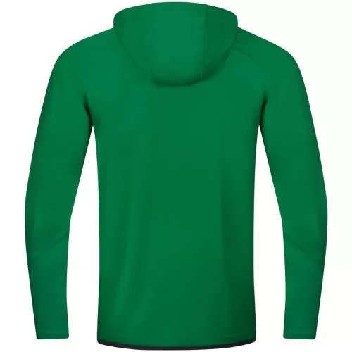 Jako Children Hooded Jacket Challenge - sport green/black