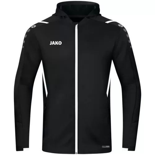 Jako Hooded Jacket Challenge - black/white