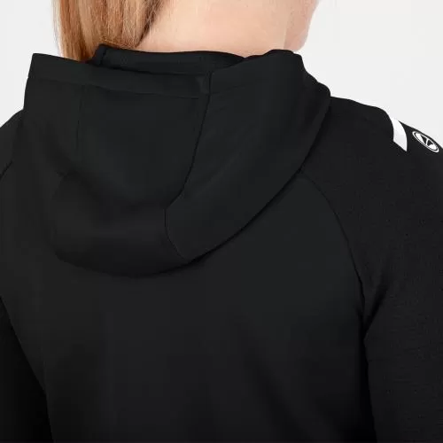 Jako Children Hooded Jacket Challenge - black/white