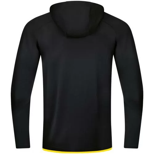 Jako Children Hooded Jacket Challenge - black/citro