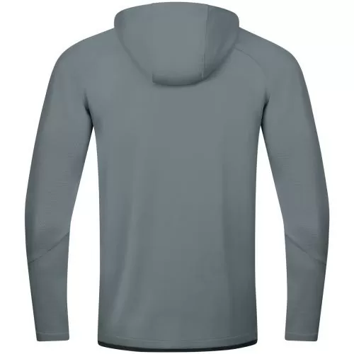 Jako Children Hooded Jacket Challenge - stone grey/black