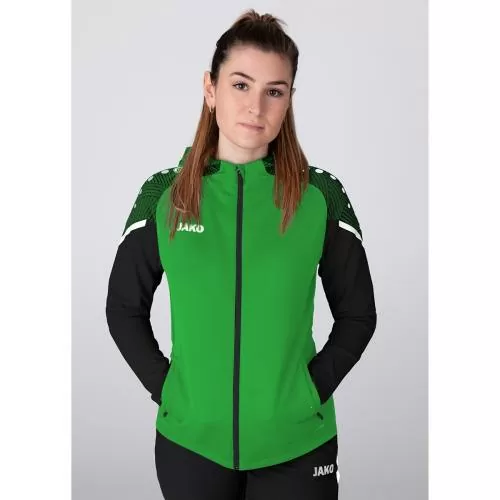 Jako Kapuzenjacke Performance - soft green/schwarz
