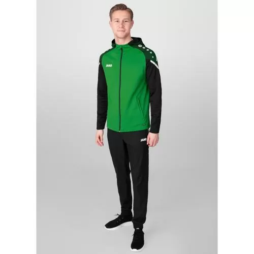 Jako Hooded Jacket Performance - soft green/black