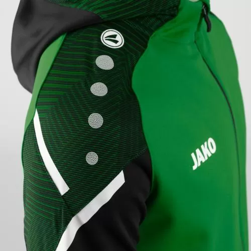 Jako Children Hooded Jacket Performance - soft green/black