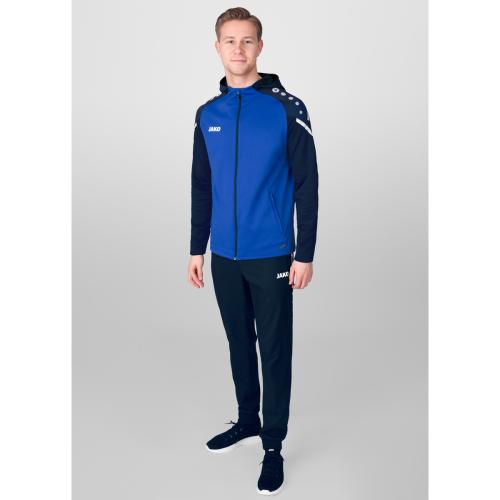 Jako Children Hooded Jacket Performance - royal/seablue