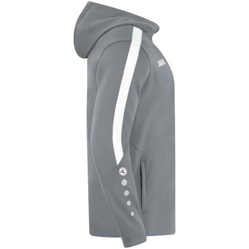 Preview: Jako Children Hooded Jacket Power - steingrau