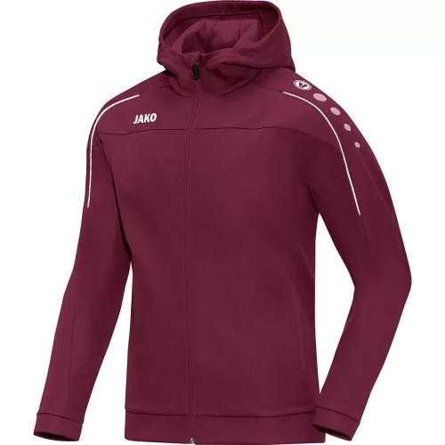 Jako Kapuzenjacke Classico - maroon