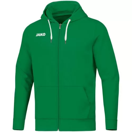 Jako Children Hooded Jacket Base - sport green