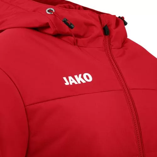 Jako Coach Jacket Team With Hood - red