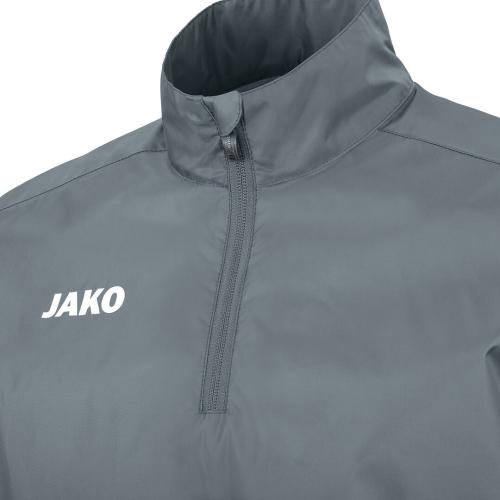 Jako Rainzip Regenjacke Team - steingrau
