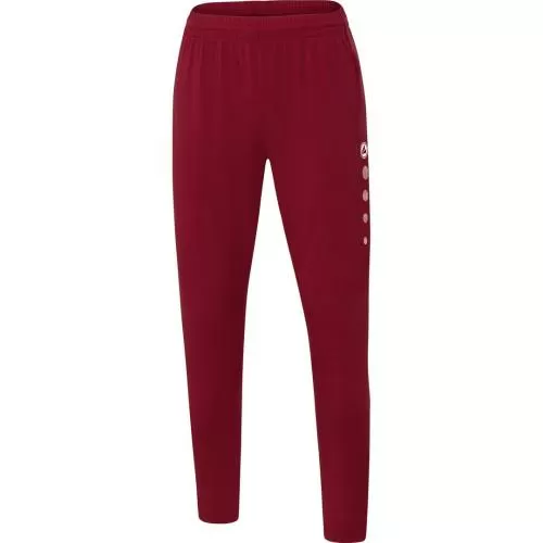 Jako Trainingshose Premium Damen - weinrot