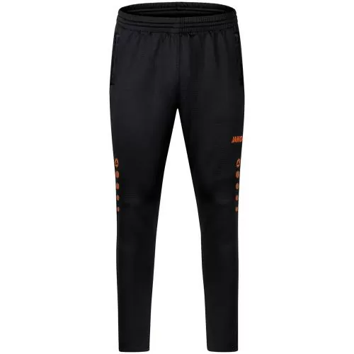 Jako Training Trousers Challenge - black/neon orange
