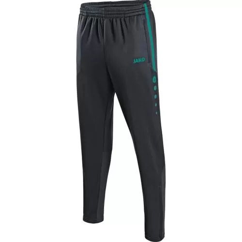 Jako Training Trousers Active - anthracite/turquoise