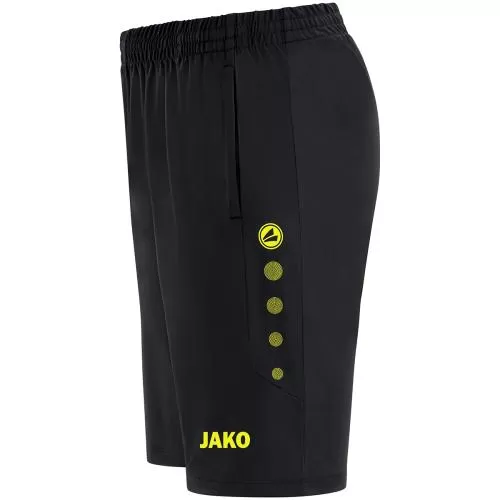 Jako Children Training Shorts Premium - black/citro