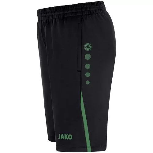 Jako Training Shorts Challenge - black/sport green